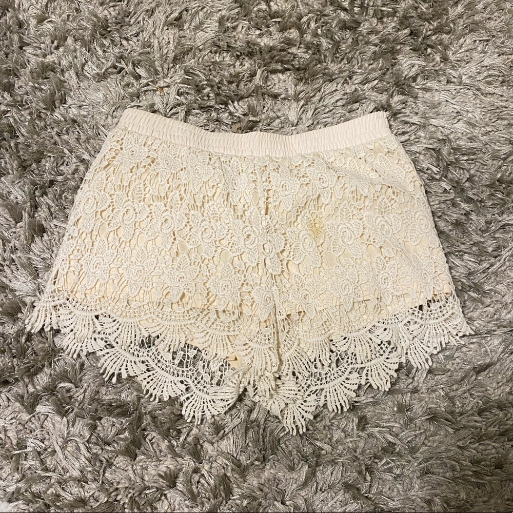 Lace shorts